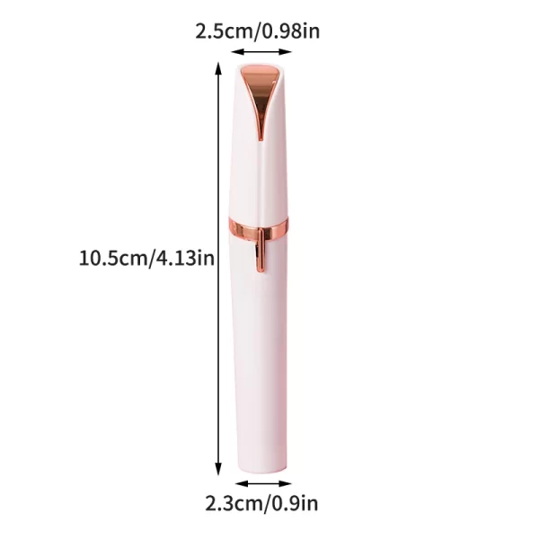 Electric Eyebrow Trimming Tool For Beginners Automatic Electric Eyebrow Trimmer Nose Hair Shaving Brush Scraper 1pc - Image 4