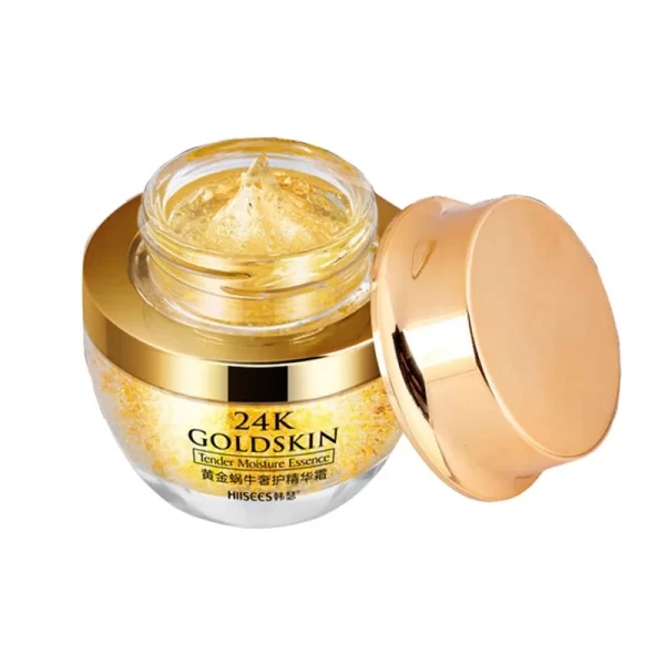 3 Pieces 24K Gold Snail Collagen Cream Moisturizing Skin Care Essence Oil Control Moisturizing Facial Beauty Skin Care Products - Image 6