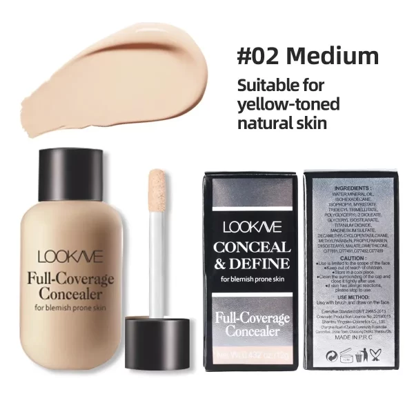 Not Easy Smudged Foundation Cream Multiple Colors Waterproof Covering Concealer Long Lasting Liquid Shadows Korean Cosmetics - Image 13