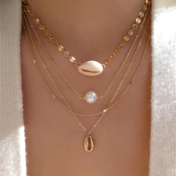 Vintage Fashion Punk Thick Chain Head Coin Lock Pendant Necklace For Women Female Multilevel Gold-plate Hip Hop Jewelry Gfit - Image 28