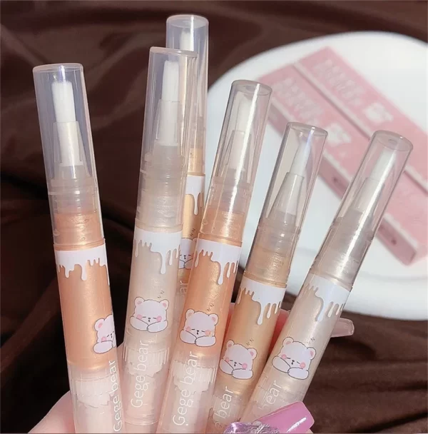 Lying Silkworm Highlighter Pen White Pearl Shiny Diamond Waterproof Lasting Eye Makeup Glitter Brightening Eyeliner Eyeshadow - Image 4