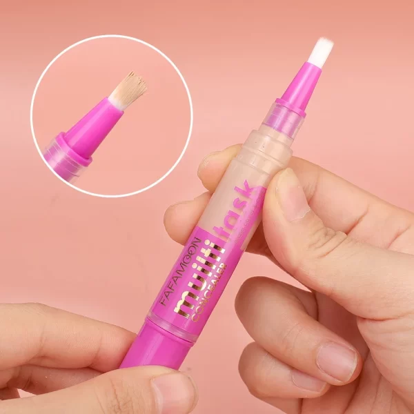 Waterproof Concealer Pen Full Coverage Cover Dark Circles Acne Pores Concealer Pen Matte Foundation Cream Facial Makeup Cosmetic - Image 4