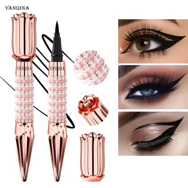 Liquid Eyeliner Pen Waterproof Black Long-Lasting Eye Liner Pencil Thick Quick-Dry Cosmetics Makeup Tool - Image 4