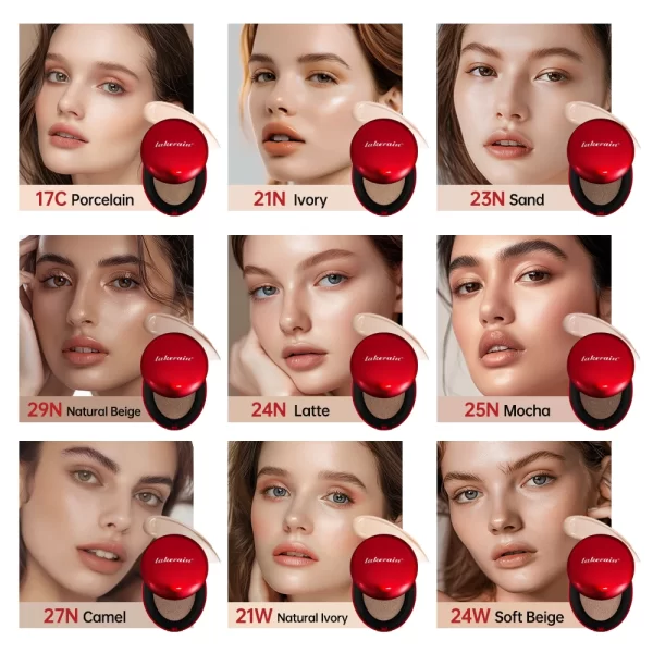 TIRTIR Cushion Foundation Fit Cushion Foundation Full Coverage Waterproof Long-lasting Concealer Long-lasting Makeup Semi-Matte - Image 6