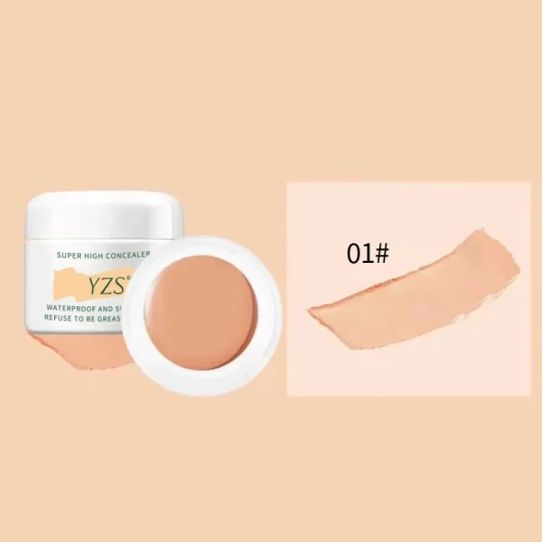 Waterproof Full Coverage Tricolor Concealer For Tattoos Scars Acne Marks Dark Circles Natural Lasting For All Skin Tones Cream - Image 9
