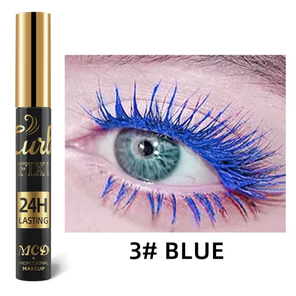Vibrant Rainbow Color Mascara - 11 Waterproof Shades, Long-Lasting Curl Extension, Ink Formula for Dual-Eyeliner Effect - Quick - Image 13
