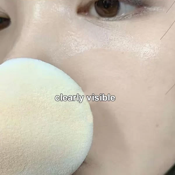 Transparent White Face Pressed Powder Matte Compact Long Lasting Oil Control Setting Powder Full Coverage Waterproof Makeup - Image 3
