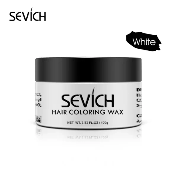 9 Color Hair Color Wax For Men and Women One-time Temporary Hair Color Cream Gel 100g Grandma Grey Color Hair Styling - Image 8