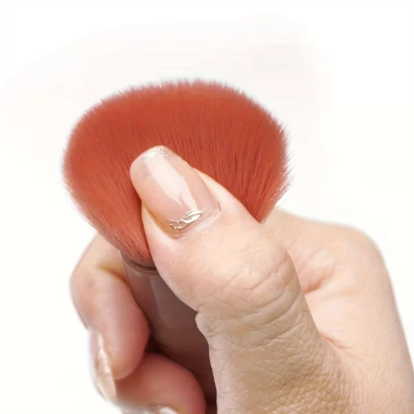 5 Piece Makeup Brush Set with Mirror Case, Travel Makeup Brush Portable Mini Multifunctional Makeup Brush Set Powder Brush - Image 5