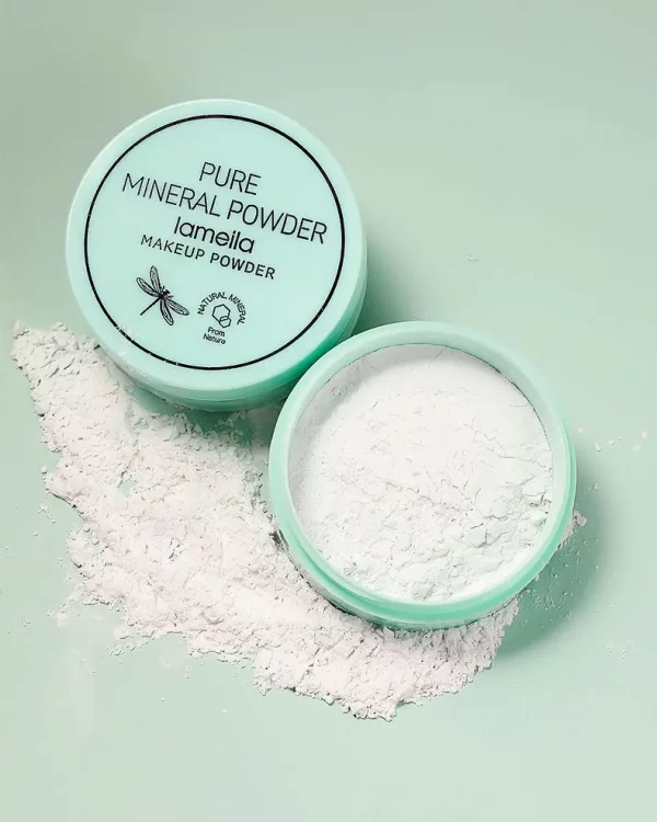 3 color facial loose powder, waterproof oil control honey powder, long-lasting makeup powder with powder puff - Image 7