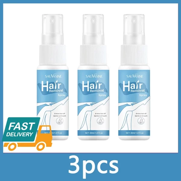 Pain Without Hair Removal Spray Woman Body Leg Privates Facial Hair Remover Men Hair Growth Inhibitors Mild Hair Removal 30ML - Image 8