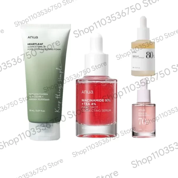 Original Anua Heartleaf 77% Authentic Skin Care Moisturizing Toner Remover Serum Deep Cleaning Facial Cleanser Korean Skincare - Image 2