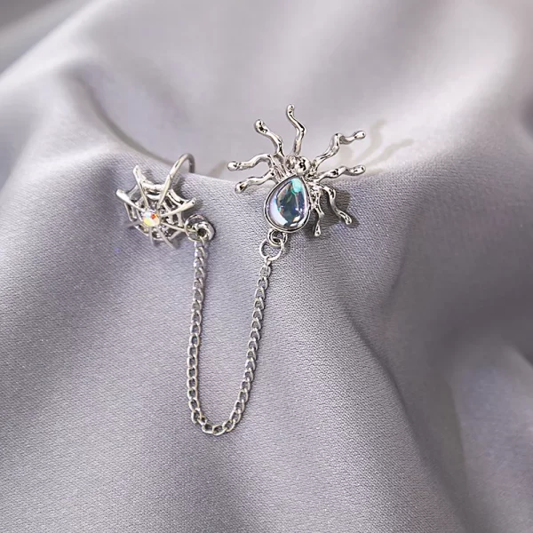 Gothic Punk Dark Style Women's Spider Designer Women's Ear Cuff Fashion Club Party Ear Cuff For Women Fashion Jewelry 2024 New - Image 15