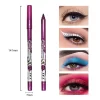 14 Colors Colorful Long-lasting Eyeliner Pencil Waterproof Quick-Dry No Blooming Blue Pink Eye Liner Pen Cosmetics Tools - Image 2