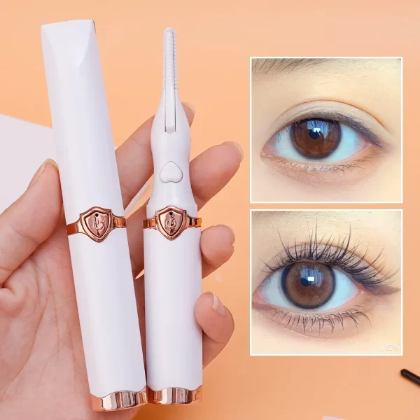 Electric Eyelash Curler USB Rechargeable Temperature Heated Eyelashes Long Lasting Naturally Curled Tools Intelligent Make Up - Image 3