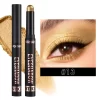 Smoky Dark Blue Eyeshadow Pencil Stick Waterproof Pearlescent 16 Colors Metallic Glitter Eye Shadow Highlighter Pen Makeup Tool - Image 12