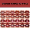 2 IN 1 Double Head Lip Gloss Matte Velvet Red Lip Tint Liquid Lipstick Mirror Gloss Lip Glaze Waterproof Lips Makeup Cosmetics - Image 5