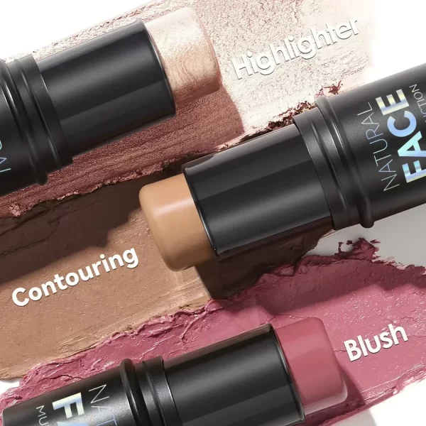 Highlighting&Bronzer Stick Face Brightening Blusher Rouge Concealer Pen Long Lasting Corrector Nose Shadow Contouring Cosmetics - Image 6