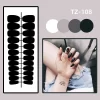 24Pcs Pink Butterfly Design False Nails Extra Long Coffin Fake Nails Wearable French Ballet Press on Nails Full Cover Nail Tips - Image 9