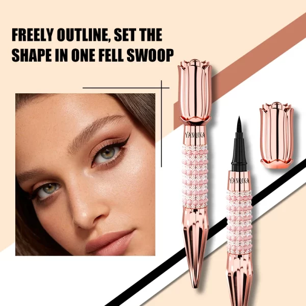 Liquid Eyeliner Pen Waterproof Black Long-Lasting Eye Liner Pencil Thick Quick-Dry Cosmetics Makeup Tool - Image 6