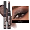 Smoky Dark Blue Eyeshadow Pencil Stick Waterproof Pearlescent 16 Colors Metallic Glitter Eye Shadow Highlighter Pen Makeup Tool - Image 5