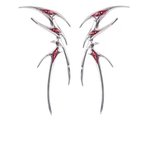 2024 New Blood Butterfly Ear Clip Cyberpunk Style Men's And Women's Jewelry Party Gift