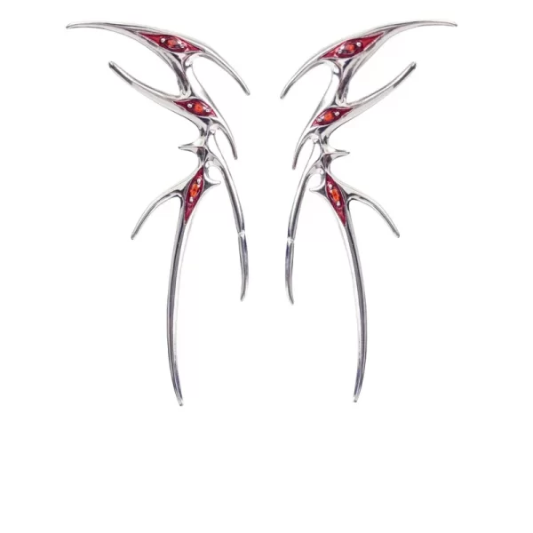 2024 New Blood Butterfly Ear Clip Cyberpunk Style Men's And Women's Jewelry Party Gift