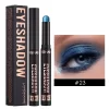 Smoky Dark Blue Eyeshadow Pencil Stick Waterproof Pearlescent 16 Colors Metallic Glitter Eye Shadow Highlighter Pen Makeup Tool - Image 9