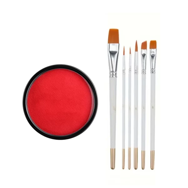 30G Water Solubility Monochromatic Body Paint Black And White Makeup Face Paint Halloween Party Waterproof Makeup Body Painting - Image 7