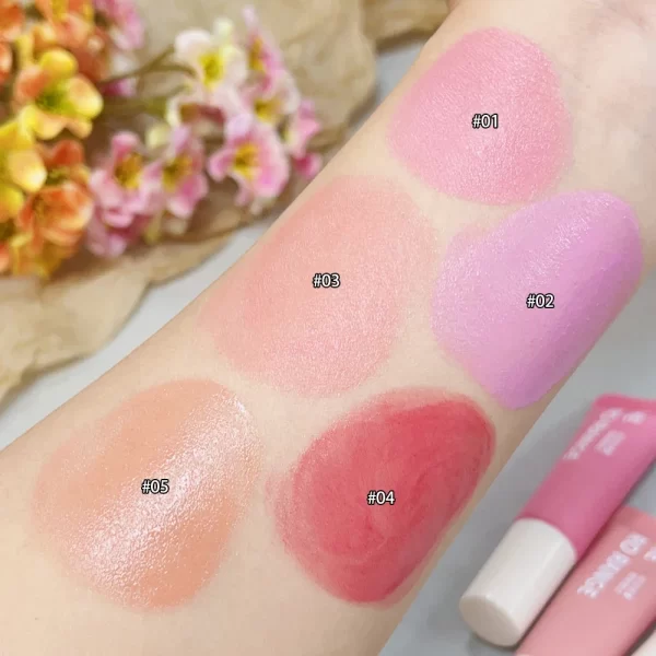 Moisturizing Liquid Blush Waterproof Lasting Color Rendering Natural Brightening Cheek Rouge Cream Velvet Facial Blush Cosmetics - Image 6