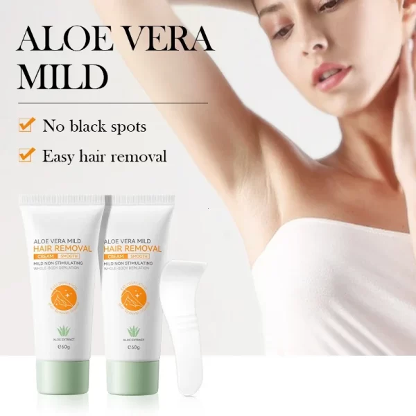 Hair Removal Cream Permanent Epilator Cream Intimate Areas Health Painless Hair Remover Growth Inhibitor for Woman Men Body Care - Image 2