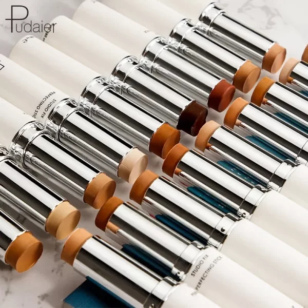 Pudaier Highlighter Face Concealer Foundation Cream Make Up Corrector Stick Cover Dark Circle Makeup Concealer Pencil - Image 6