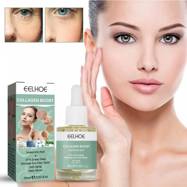 30mlX2 Advanced Collagen Boost Face Serum Brightening Collagen Moisturizing Face Essence Fade Fine Lines Face Lifting Skin Care