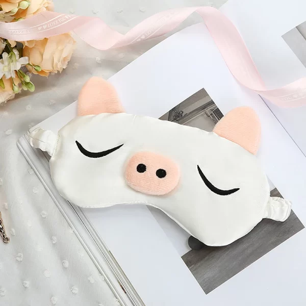 Cartoon Piggy Sleeping Mask Travel Relax Eye Cover For Sleep Shading Eye Eye Patch Beauty Health Eye Pads - Image 9