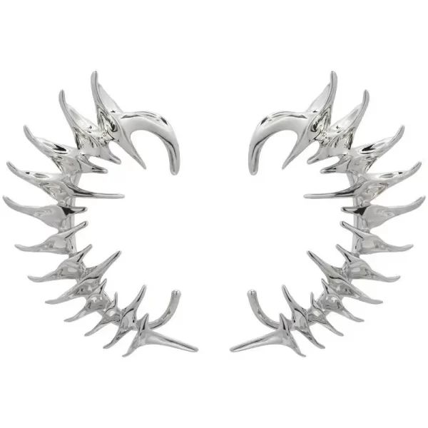 Cyberpunk Special-shaped Metal Ear Bone Clip Skeleton Unisex Without Piercing Earrings Gothic Ear Hook Jewelry Gifts Accessories - Image 5