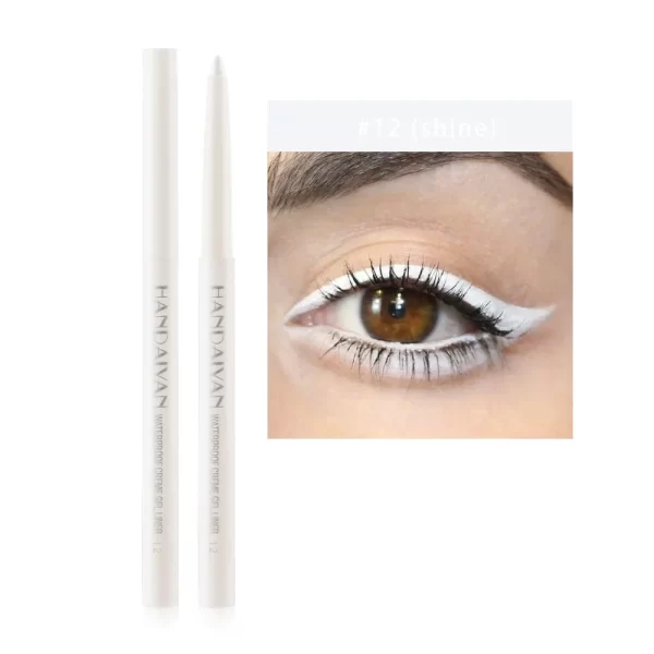 Sexy Purple Waterproof Matte Eye Cosmetics EyeLiner Pencil Long Lasting Women Fashion Pink Black Eye Charming Eye Liner Pencil - Image 19