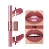 2 IN 1 Double Head Lip Gloss Matte Velvet Red Lip Tint Liquid Lipstick Mirror Gloss Lip Glaze Waterproof Lips Makeup Cosmetics - Image 7