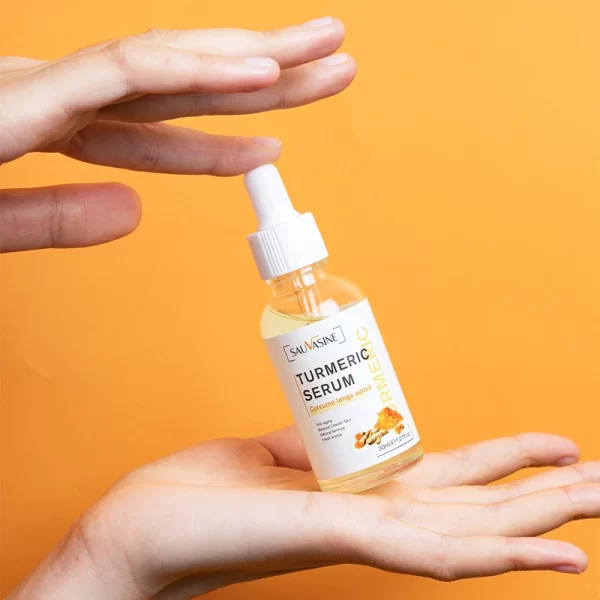 Turmeric Face whitening serum Anti Aging Wrinkle Moisturizing Facial Brighten Essence Oil Reduce Fine Lines Smoothing Skin Care - Image 6