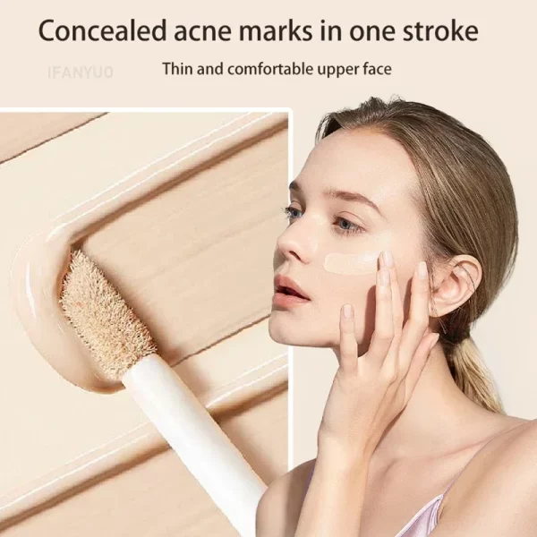 6-color Concealer Long Lasting Moisturizing Oil Control High Coverage Foundation Natural Makeup Liquid Matte Contour Highlighter - Image 5