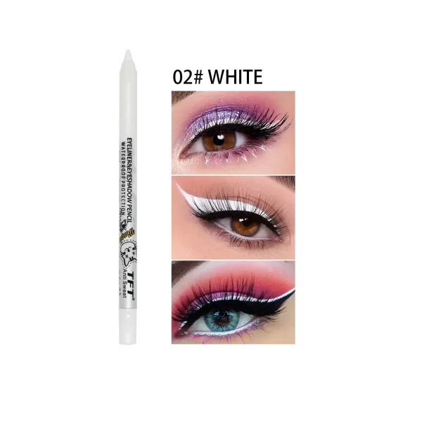 14 Colors Colorful Long-lasting Eyeliner Pencil Waterproof Quick-Dry No Blooming Blue Pink Eye Liner Pen Cosmetics Tools - Image 11