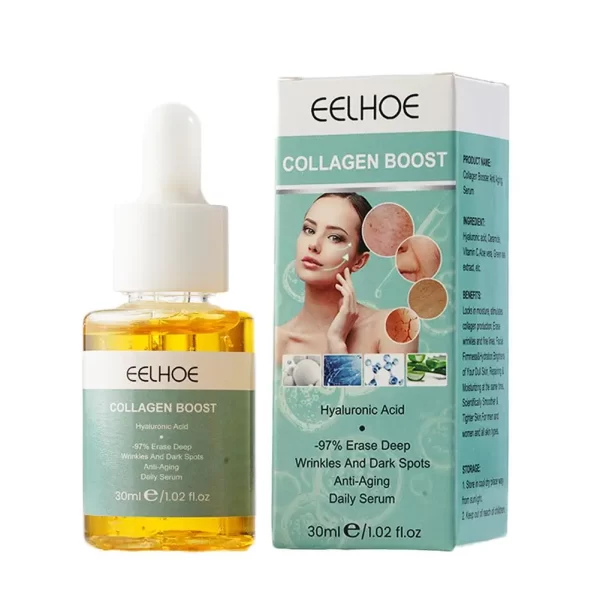 30mlX2 Advanced Collagen Boost Face Serum Brightening Collagen Moisturizing Face Essence Fade Fine Lines Face Lifting Skin Care - Image 9