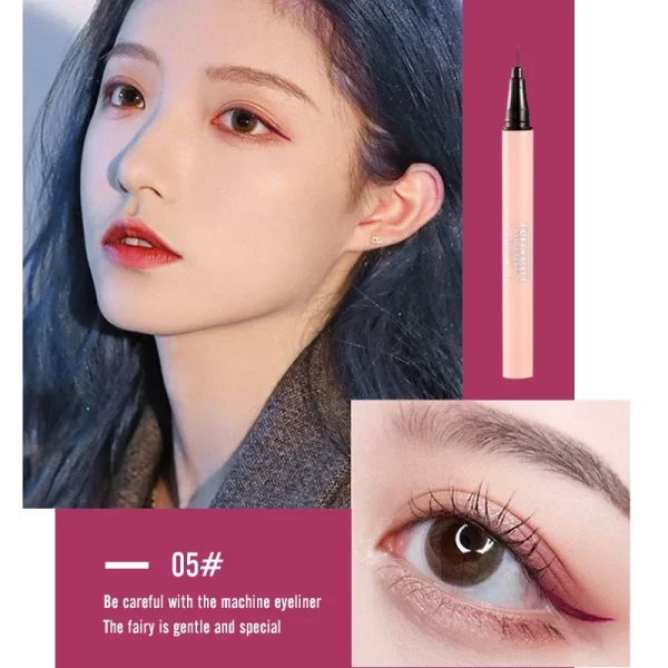 SUAKE 1Pcs Black Liquid Eyeliner Makeup Pen Waterproof Long-lasting Eyeliner Sweat-proof Not Easy to Smudge Cat's Claw Pen - Image 12