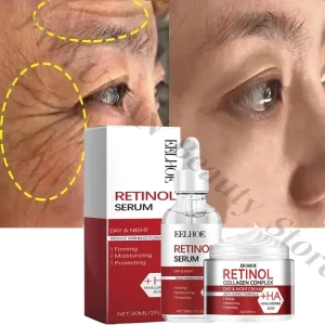 Original Remove Wrinkle Face Set Firming Lifting Anti-Aging Serum  Fade Fine Lines Eye stick Improve Puffiness Korean Skin Care
