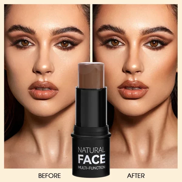 Highlighting&Bronzer Stick Face Brightening Blusher Rouge Concealer Pen Long Lasting Corrector Nose Shadow Contouring Cosmetics - Image 3