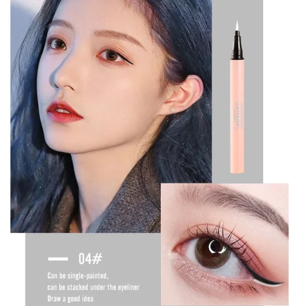 SUAKE 1Pcs Black Liquid Eyeliner Makeup Pen Waterproof Long-lasting Eyeliner Sweat-proof Not Easy to Smudge Cat's Claw Pen - Image 9