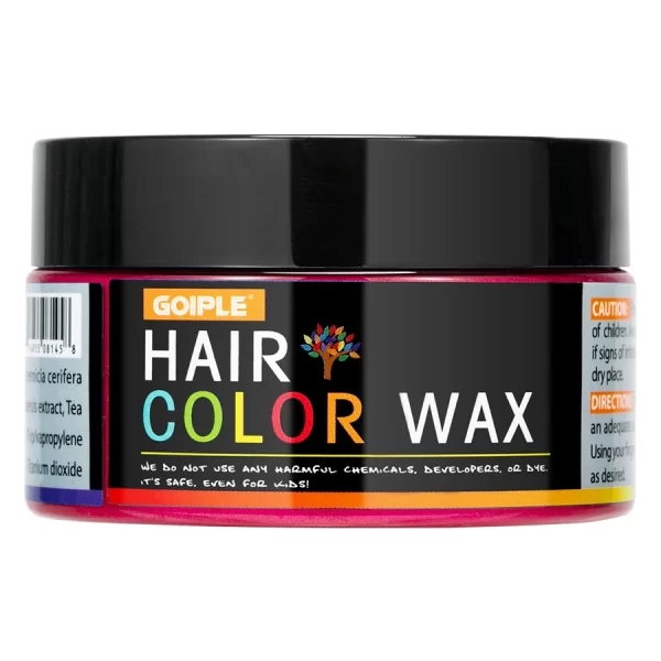 GOIPLE Unisex 120g Hair Color Wax Pomade Temporary Long Lasting Hold Hair Dye Cream Mud Disposable Molding Coloring Styling Gel - Image 19