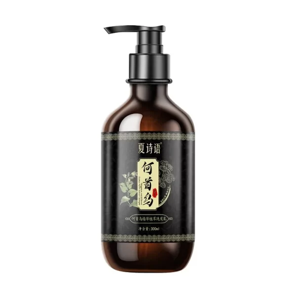 Black Ganoderma and Polygonum Multiflorum Plant Shampoo Repairs and Nourishes Damaged White Hair and Turns It Into Black Hair - Image 7