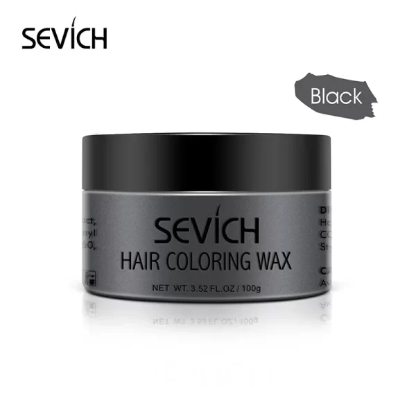 9 Color Hair Color Wax For Men and Women One-time Temporary Hair Color Cream Gel 100g Grandma Grey Color Hair Styling - Image 9