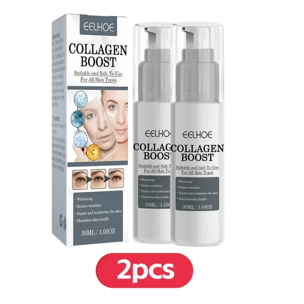 1/2pcs 30ml Collagen Boost Firming Essence Cream Fade fine lines Face brightening lightining Serum Cream skin care for women - Image 8