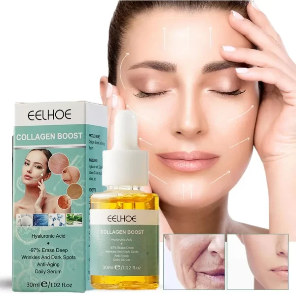 30mlX2 Advanced Collagen Boost Face Serum Brightening Collagen Moisturizing Face Essence Fade Fine Lines Face Lifting Skin Care - Image 3